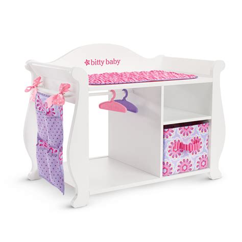 Opens in a new window or tab. . Bitty baby changing table